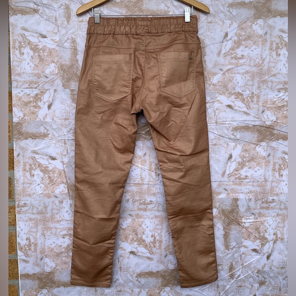 Bevy Flog golden tan drawstring pants size 28 - Picture 6 of 13